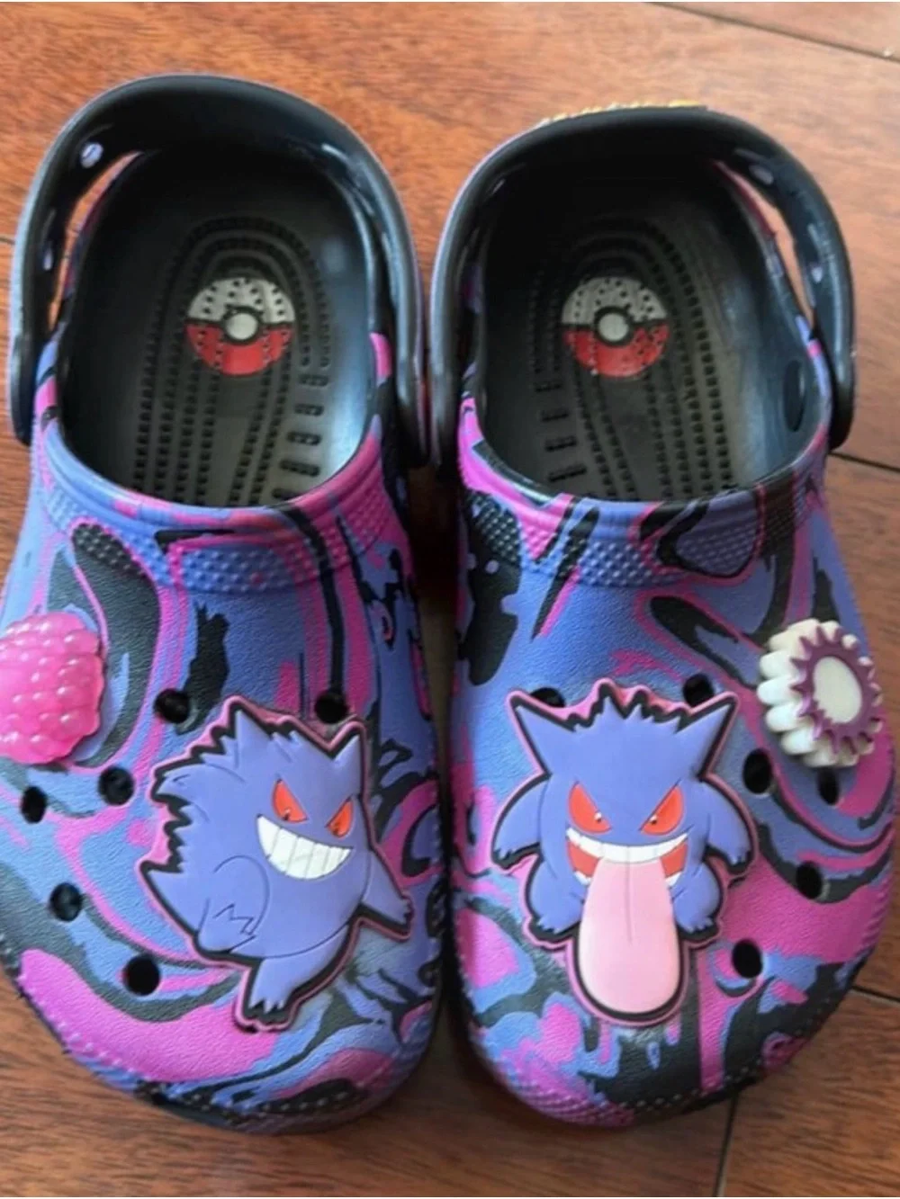 CROCS Kids Purple & Pink Gengar Clog Sandals
